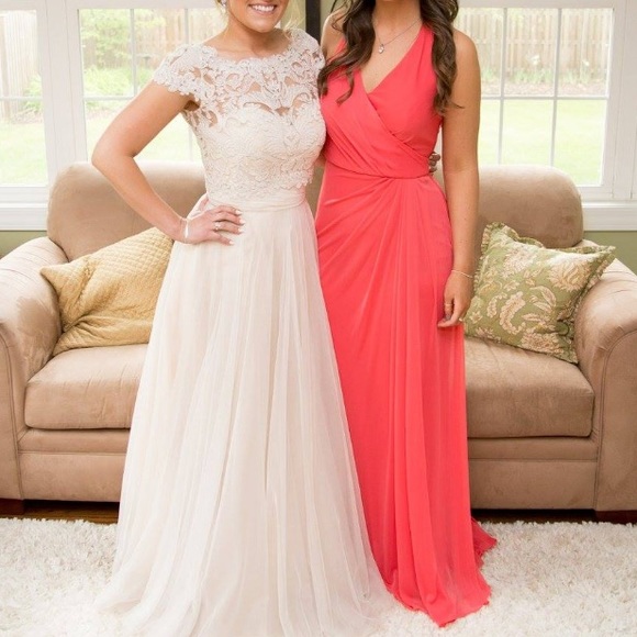 david's bridal guava bridesmaid dresses